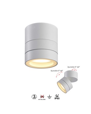 SALER * FOCO // APLIQUE IP65 1L*GX53 BLANCO